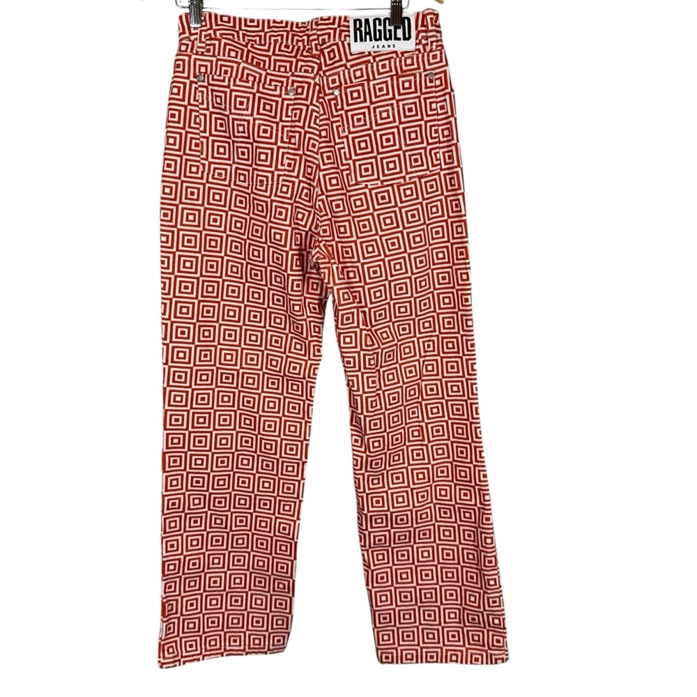 RAGGED PRIEST JEANS Women's 30 Patterned Wide Leg Pants